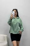 2 İplik Kapşonlu Sweat Mint - 1728.1095.