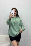 Oversize Kapşonlu Sweat Mint - 1492.1095.